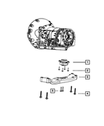 6101759 - NAG1; W5A580; 5-Speed; Automatic Transmission: Hex Head Screw And Washer for Mopar Image