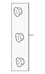 1L5Z99286B25AA - Body: Lock Pin Cap for Ford: F-150 Image