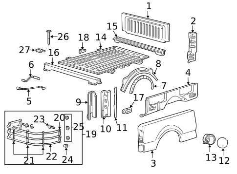 Front & Side Panels for 2008 Ford F-150 #0