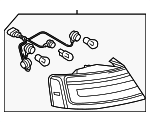 8T0945095A - : Tail Lamp Assembly for Audi: A5, A5 Quattro, S5 Image