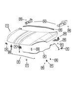 68438896AA - : Fender Side Silencer, Left for Mopar Image