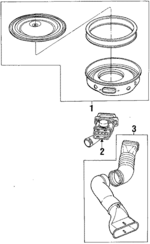E4SZ9600B - Engine: Air Cleaner for FORD Image