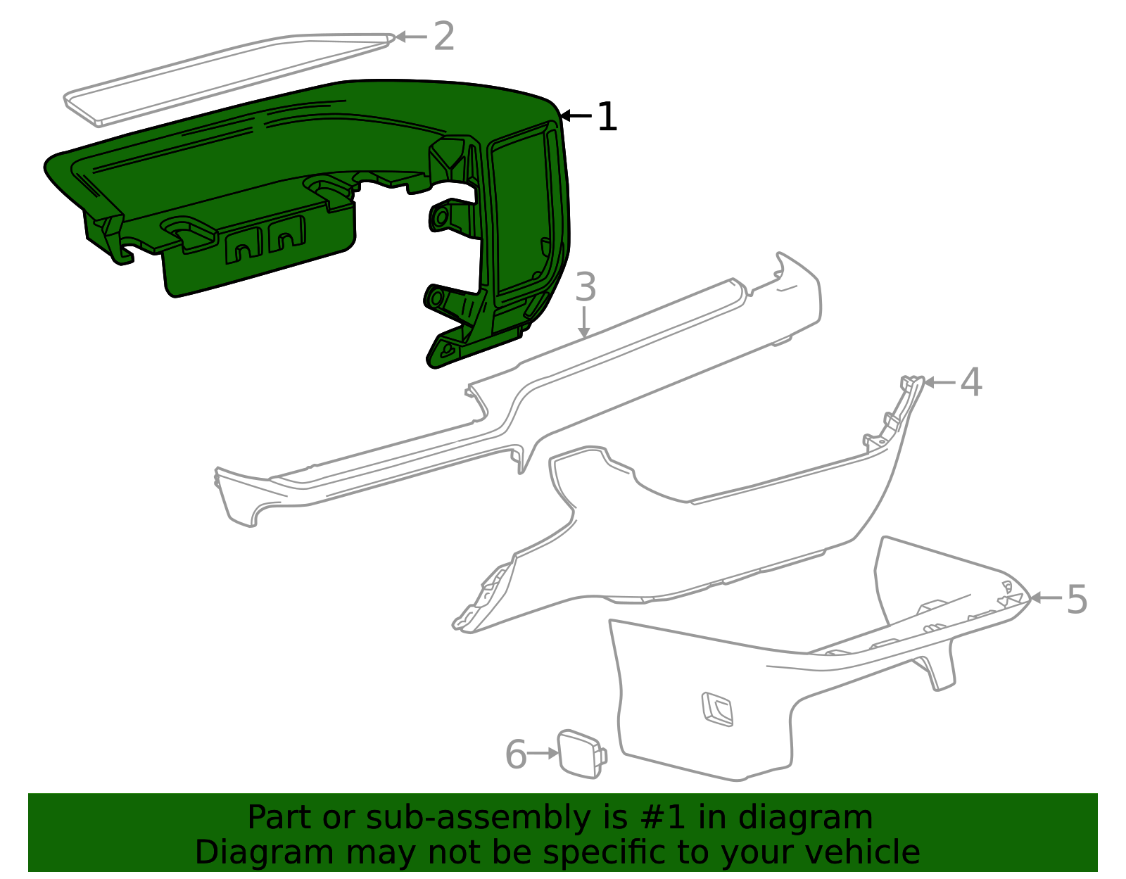 2022-2026 GM Tray 85604352 GM | GMPartsDirect.com
