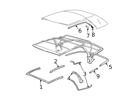 Attaching Components for 2000 BMW 323Ci #0