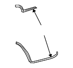 54318229833 - Body: Gasket for BMW: 323Ci, 325Ci, 330Ci, M3 Image