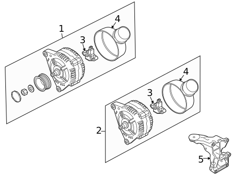 Alternator for 2010 Audi Q7 #0