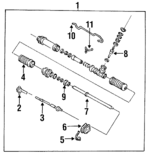 4927038E00 - : Rack for Nissan: Maxima Image