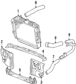 1640035380 - Cooling System: Radiator for Toyota: 4Runner, Pickup Image