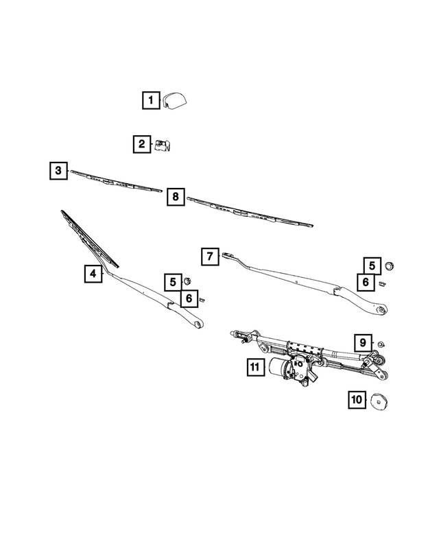 1EK24XXXAB - Electrical: Rain Sensor Cover for Mopar Image image