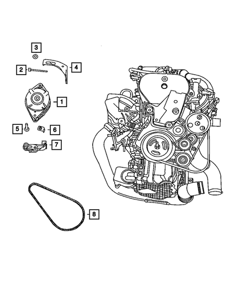 Generators / Alternators for 2007 Chrysler PT Cruiser #1