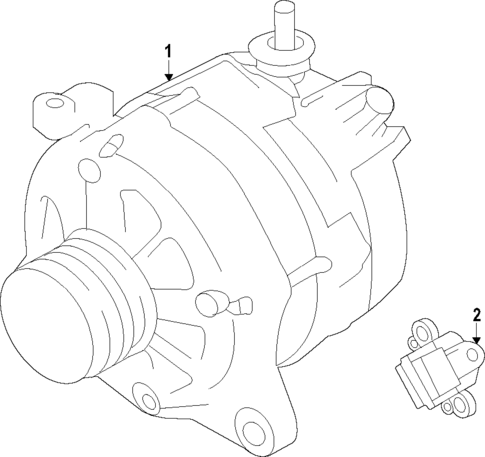 Alternator for 2024 Subaru Crosstrek #1