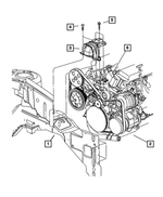 6503119 - Engine Mounting: Hex Head Screw And Washer for Mopar Image