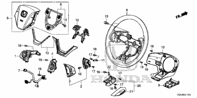 Steering Wheel (SRS) for 2015 Honda CR-V #0