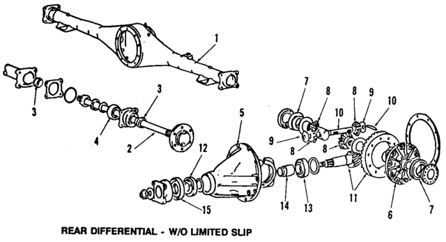 MB598341 - Universals &amp; Rear Axle: Axle Housing for Mopar Image