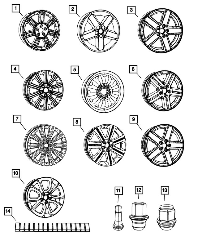 5154061AA - Wheels: Wheel Weight for Mopar Image
