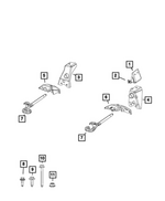 68219578AA - Frame, Bumper and Fascia: Standard Fastener for Mopar Image