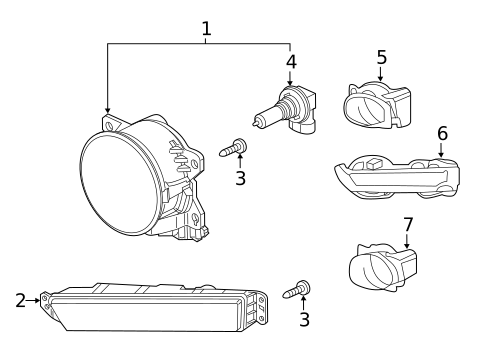 Bulbs - Chassis for 2019 Honda HR-V #2