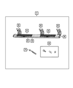 68239743AA - Mopar Accessories - Component Parts: Side Step, Left for Ram: 2500, 3500 Image