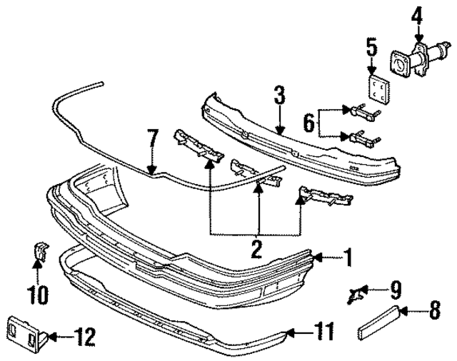 25537199 - : Molding Retainer for GM Image