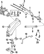 8971075600 - : Wiper Blade for Isuzu Image