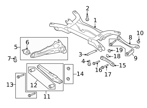Rear Suspension for 2017 Mitsubishi Lancer #1