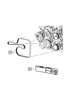 55116955AC - Cooling: Belt Routing Label for Mopar Image