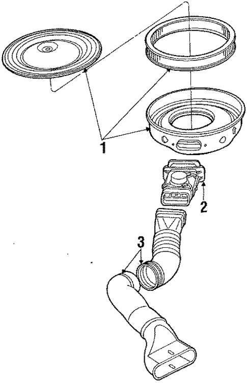 Air Inlet for 1986 Mercury Capri #0