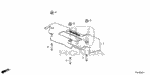 125005K1A00 - Engine: COVER, ENGINE for Honda Image