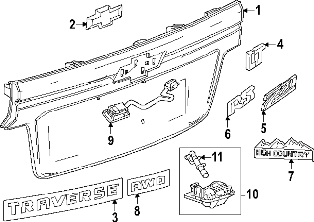 85126809 - : Nameplate for GM Image