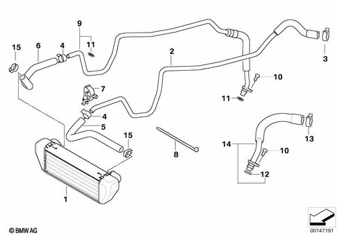 Oil Cooler for 2006 BMW-Motorrad K 1200 S #0
