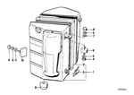 13721307134 - Fuel Preparation System: Air Filter Element for BMW Image