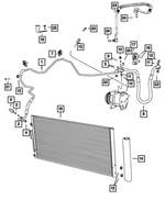 68127835AA - Air Conditioners and Heaters: Clip for Mopar Image