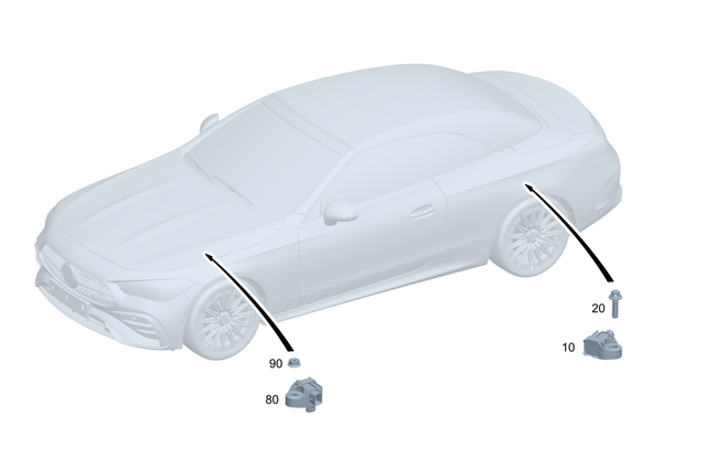 9051303 - Electrical Equipment and Instruments: Acceleration Sensor for Mercedes-Benz: 350SD, AMG GT 43, AMG GT 55, AMG GT 63 Pro, C43 AMG, C63 AMG S E Performance, CLE53 AMG, EQE 350, EQE 350 SUV, EQE 500 SUV, EQE AMG, EQE AMG SUV, EQS 450, EQS 580, EQS AMG, G500, G550, G580, G63 AMG, GLC43 AMG, GLC63 AMG S E Performance, Maybach S580, Maybach S680, S500, S580, S580e, S63 AMG E Performance, SL43 AMG, SL55 AMG, SL63 AMG, SL63 AMG S E Performance Image image