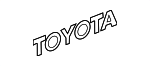 7544216530 - Body: Nameplate for Toyota Image
