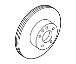 D3206JL00CNW - : Value Advantage™ ROTOR-DISC BRAKE,REAR for INFINITI: G25, G37, Q40, Q60 Image