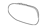 15236510 - Body: Mirror Glass for GM Image