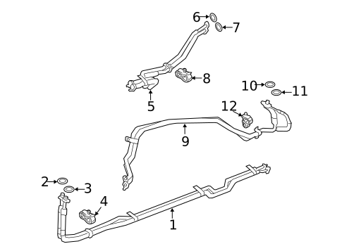 Rear AC Lines for 2013 Land Rover Range Rover #0