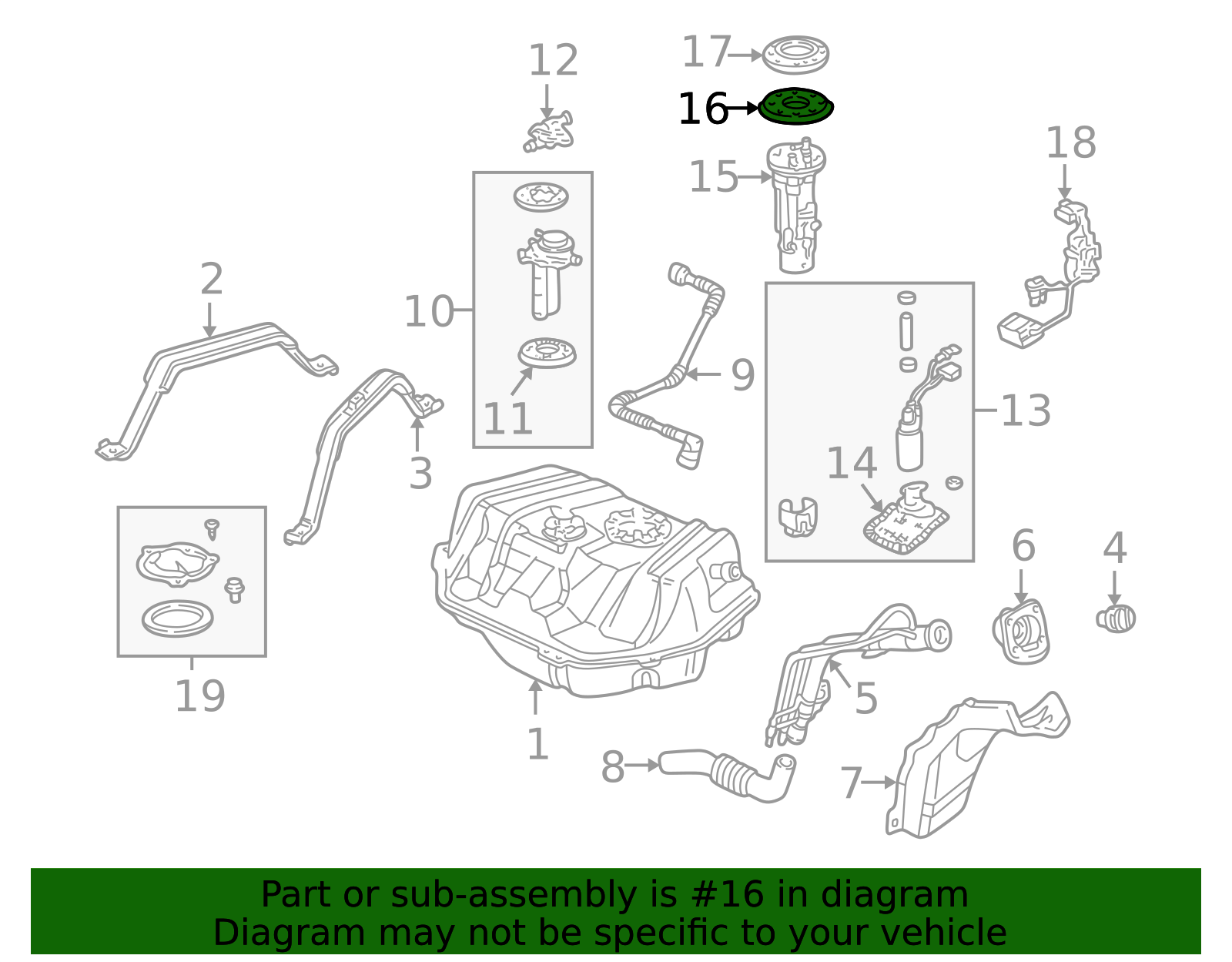 17574-S84-A01 - 1998-2005 Honda - Gasket Base | Honda Parts Guys