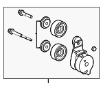 4317RCA305 - Cooling System: Tensioner for Honda: Accord, Odyssey, Pilot, Ridgeline Image