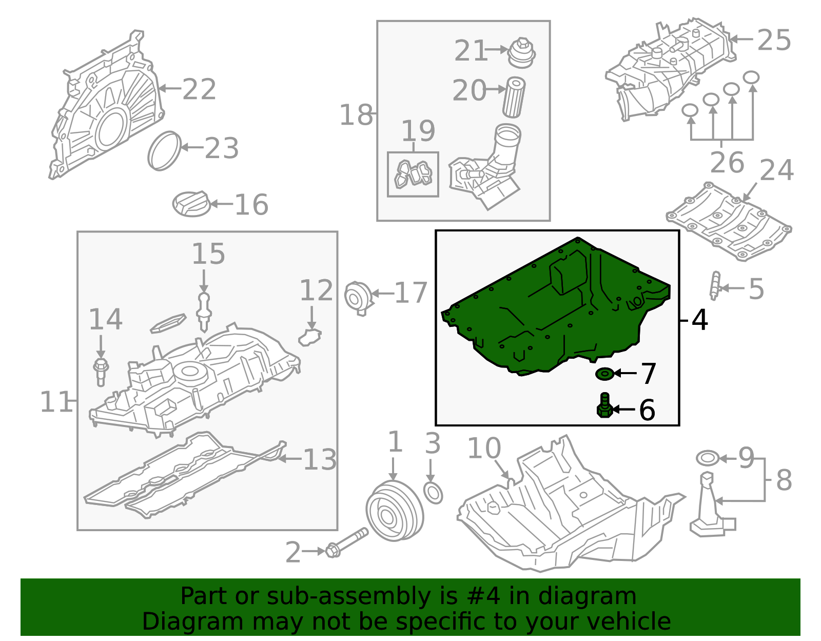 12101-WAA02 - Oil Pan 2020-2026 Toyota GR Supra | Longo Toyota Parts