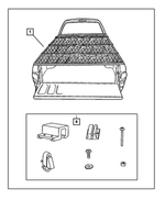 82208696 - Mopar Accessories - Component Parts: Tonneau-folding Cover Kit for Mopar Image