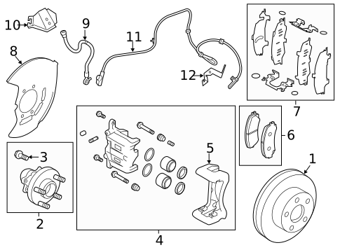Front Brakes for 2020 INFINITI Q60 #2