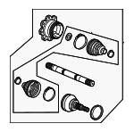 84682808 - Driveline &amp; Axles: Cv Axle Assembly for Chevrolet: Silverado 2500 HD, Silverado 3500 HD | GMC: Sierra 2500 HD, Sierra 3500 HD Image