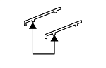 4L0898926 - Body: Sunroof Guide Jaw for Audi Image