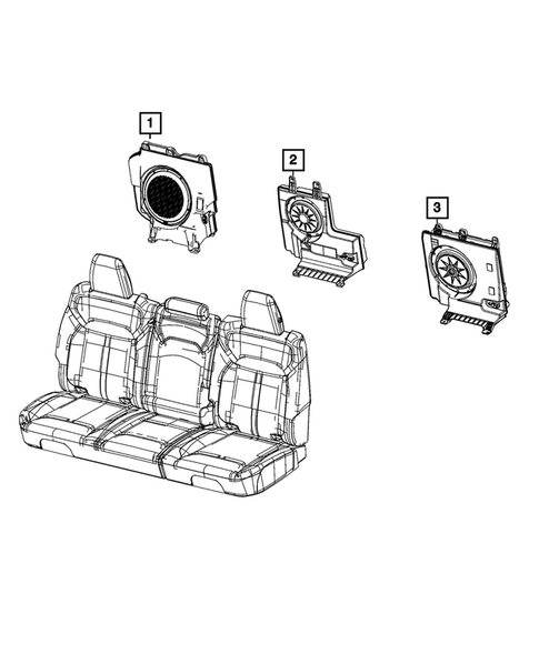 Radio, Antenna, Speakers, DVD, and Video systems for 2025 Ram 1500 #7