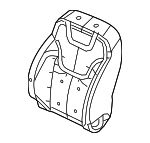 68297945AA - Body: Seat Back Pad for Mopar Image