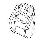 6SS76RB5AD - Body: Seat Back Cover for Mopar Image