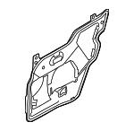 AA8Z7437458A - Body: Water Shield for Ford: Flex Image