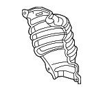 18120R70A00 - Exhaust: Heat Shield for Acura Image