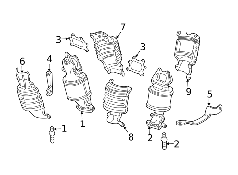 Exhaust Manifold for 2012 Acura TL #0